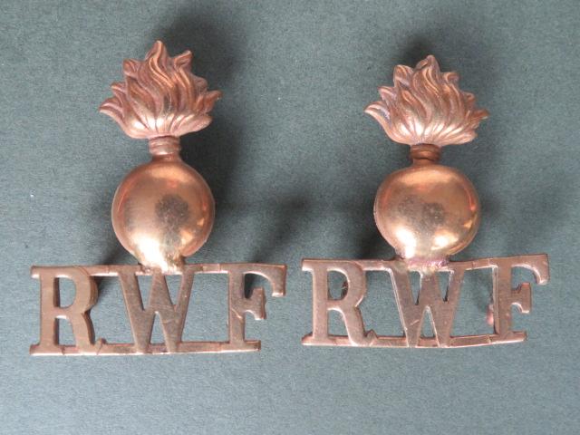 British Army Post 1898 The Royal Welch Fusiliers Shoulder Titles