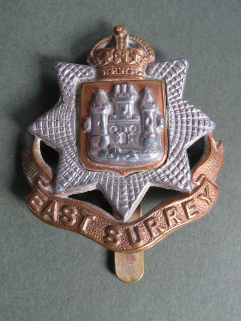 British Army Pre 1953 The East Surrey Regiment Cap Badge