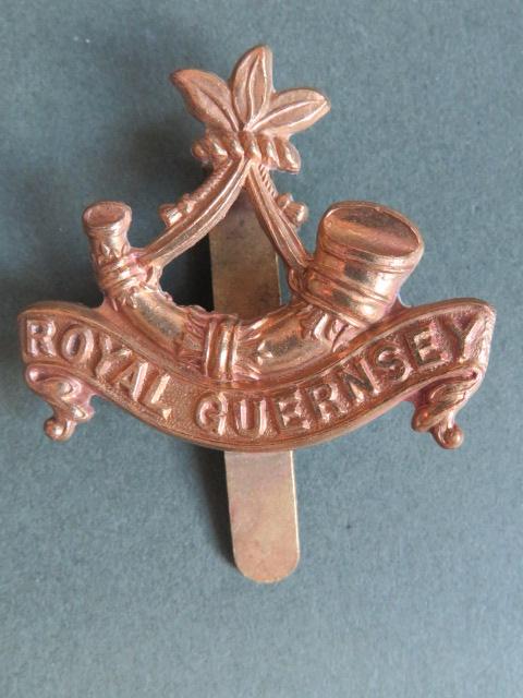 British Army Royal Guernsey Regiment (Light Infantry) Cap Badge