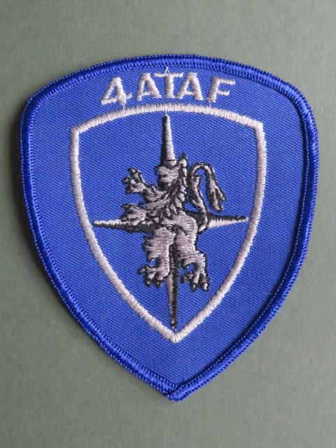 N.A.T.O. 4th Allied Tactical Air Force Flying Suit Patch