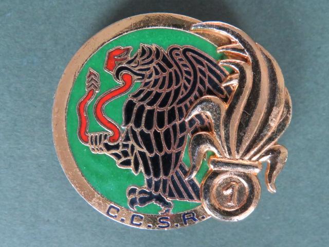 France Foreign Legion 1° Régiment Etranger C.C.S.R. (Compagnie de Commandement et des Services Régimentaires) Pocket Crest