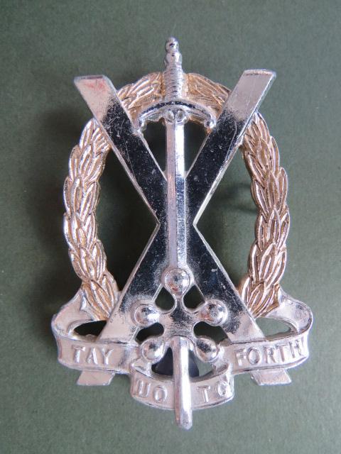 British Army Tayforth University OTC Cap Badge
