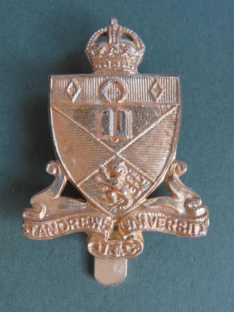 British Army St Andrews University UTC 1950's Cap Badge