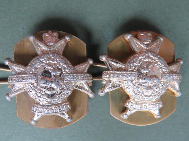British Army The Sherwood Foresters Collar Badges
