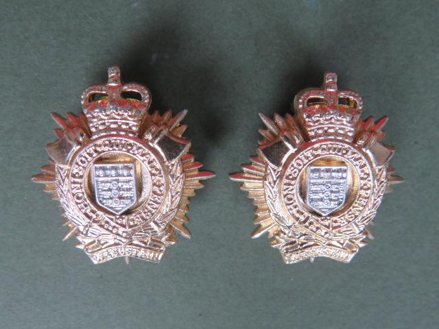 British Army Royal Logistic Corps Collar Badges