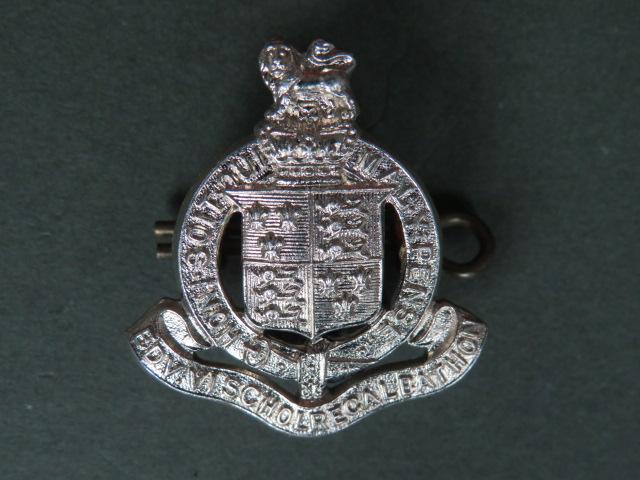 British Army Bath King Edwards School OTC Collar Badge