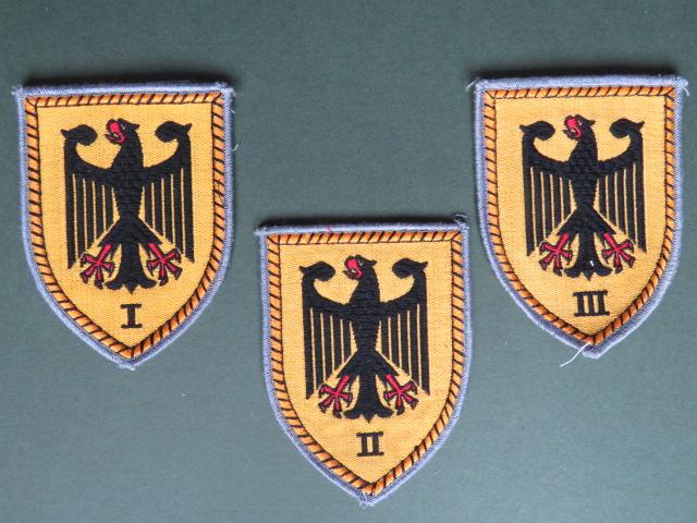 Germany Army 1st, 2nd & 3rd Army Corps Shoulder Patches