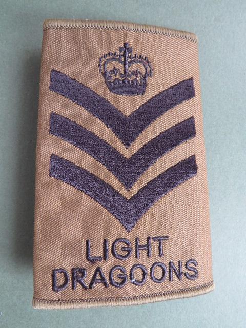 British Army Light Dragoons Staff Sergeant Rank Slide
