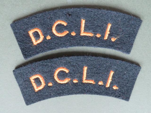 British Army Post WW2 The Duke of Cornwall's Light Infantry Shoulder Title